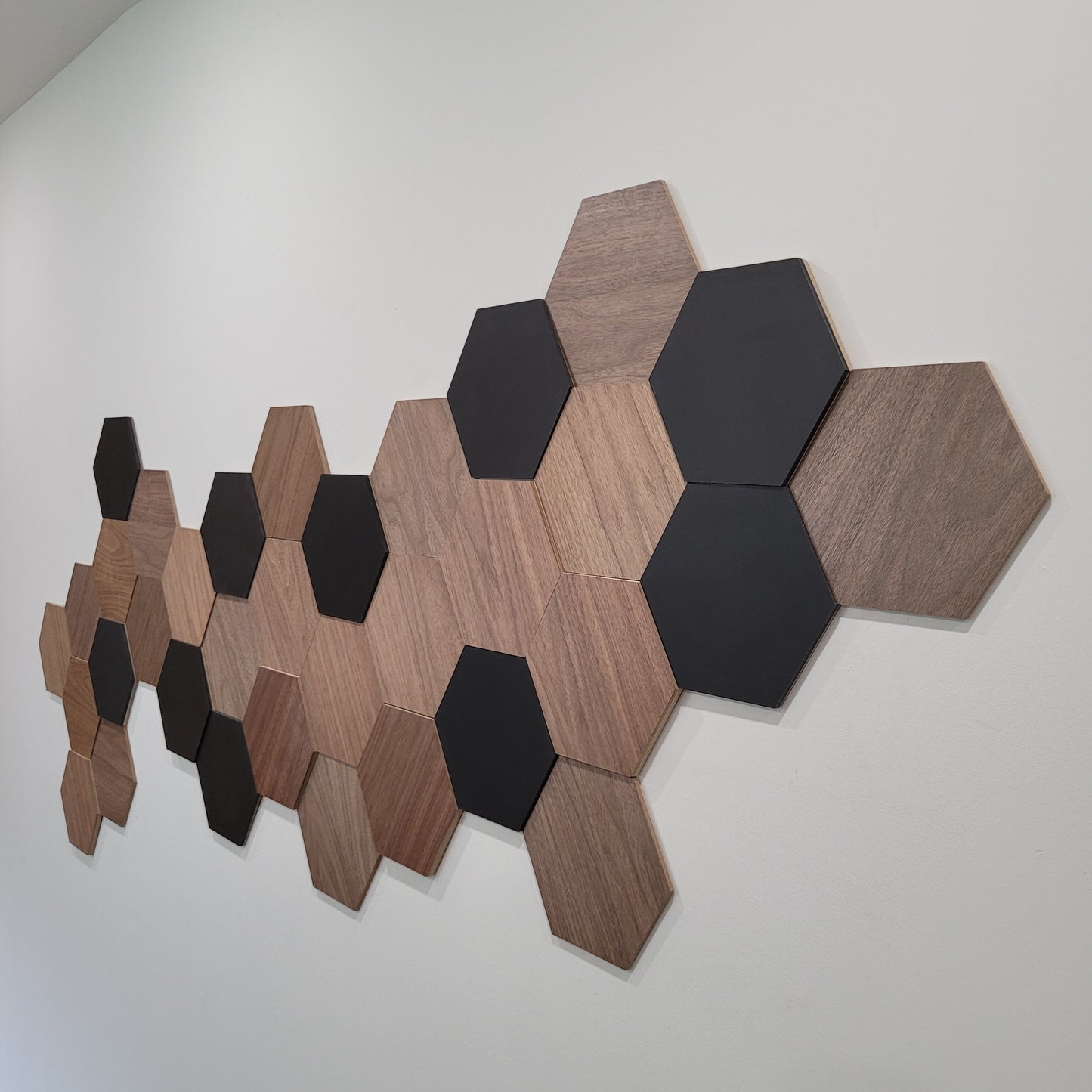 Hexagon Wall Panel 3D Modular Wall Panel, DIY Wall Tiles Easy to Install With Multiple Colour Options