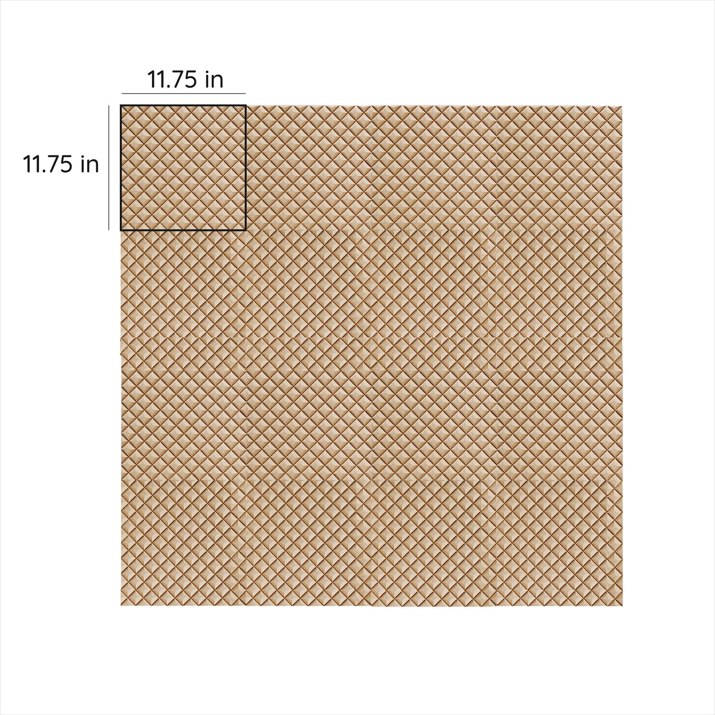 3D MDF Wall Panel, DIY Wooden Wall Tiles, Seamless Pattern With Easy Installation Wall Décor for Living Rooms and Bedrooms