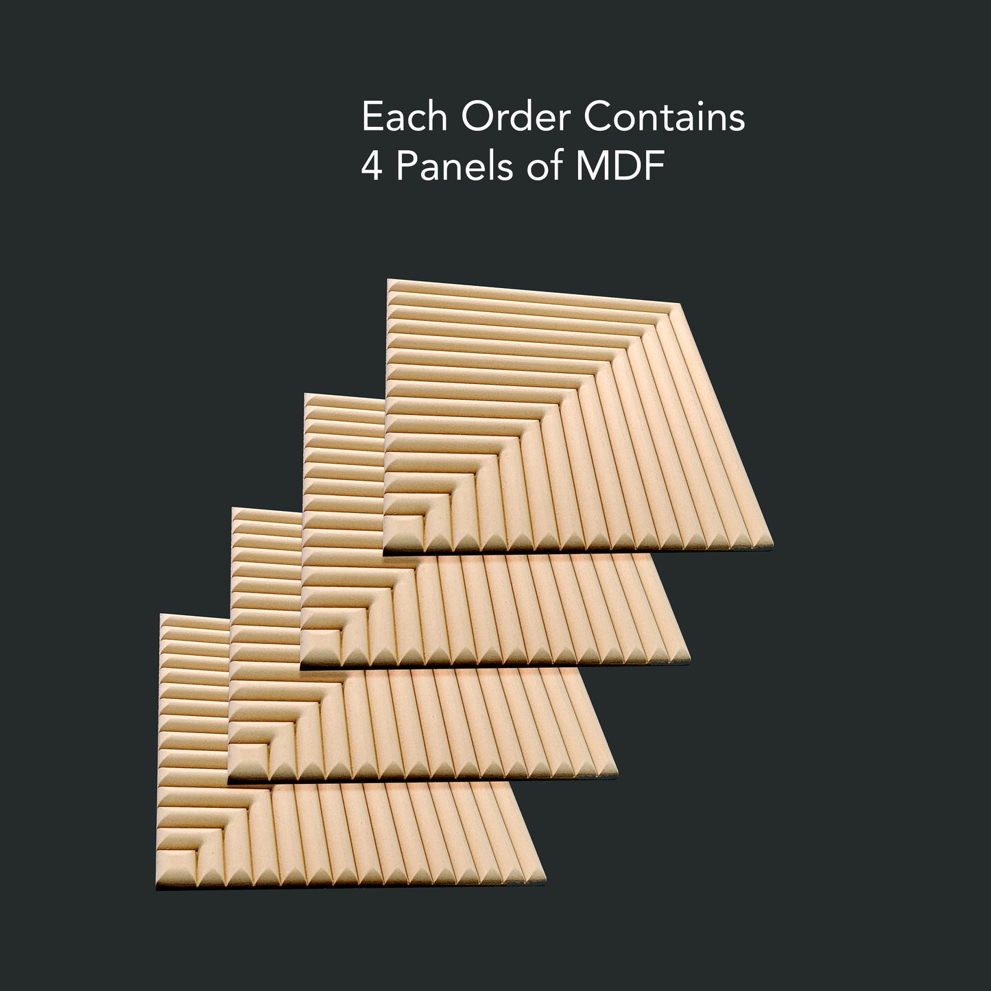 3D MDF Wall Panel, DIY Wooden Wall Tiles, Seamless Pattern With Easy Installation Wall Décor for Living Rooms and Bedrooms