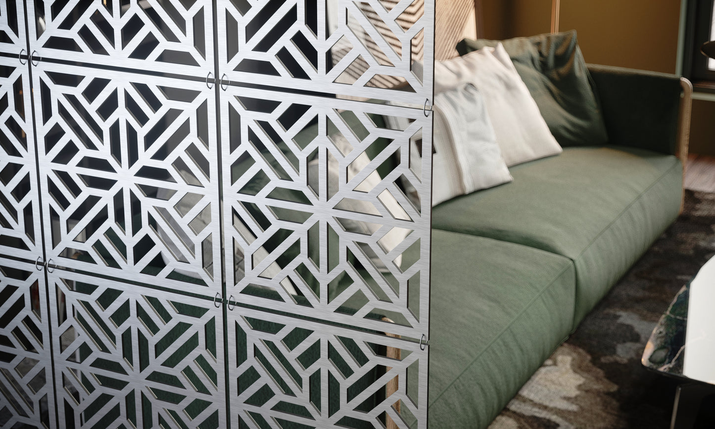 Privacy screen | Floating partition | Room divider | Hanging Panels