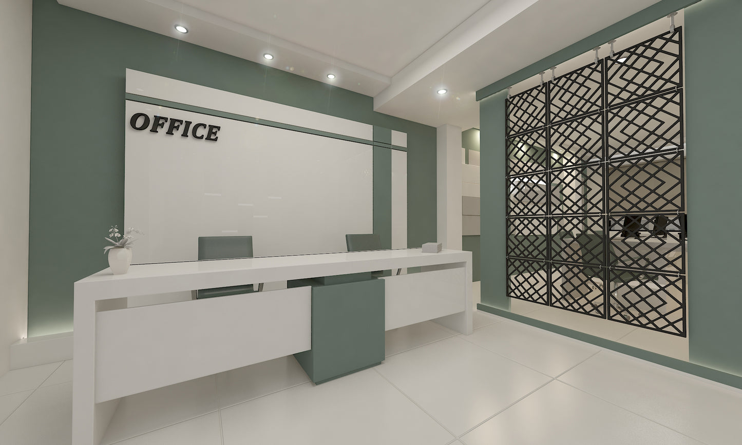 Privacy screen | Floating partition | Room divider | Hanging Panels