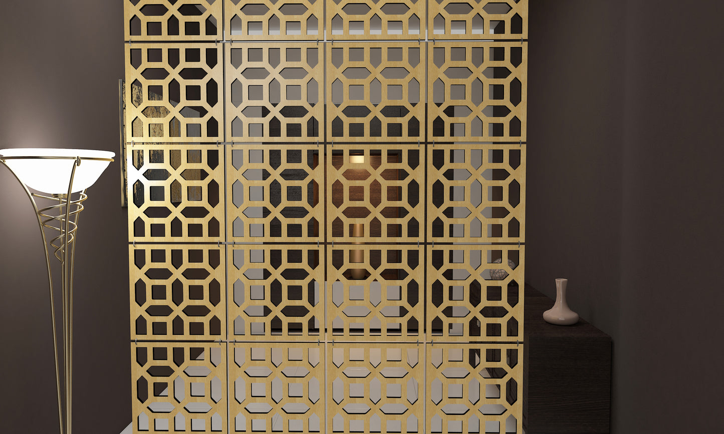 Privacy screen | Floating partition | Room divider | Hanging Panels