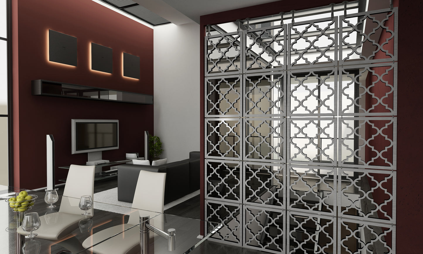 Privacy screen | Floating partition | Room divider | Hanging Panels