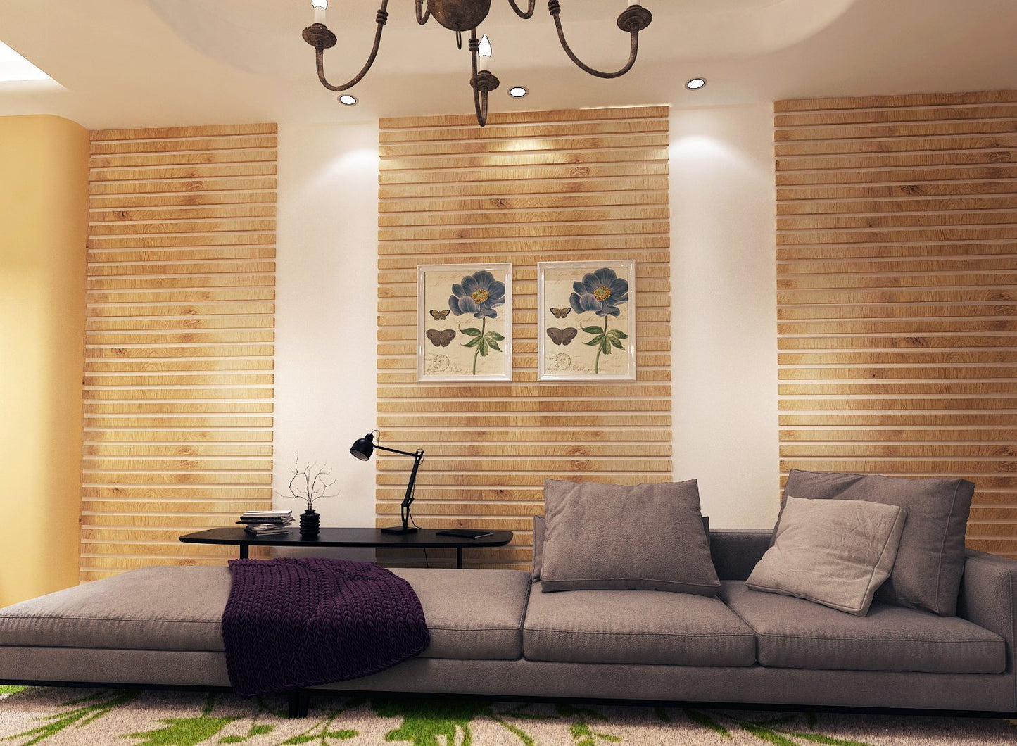 3D Wall Wood Slats | Decorative Wall Panel Wood Slats