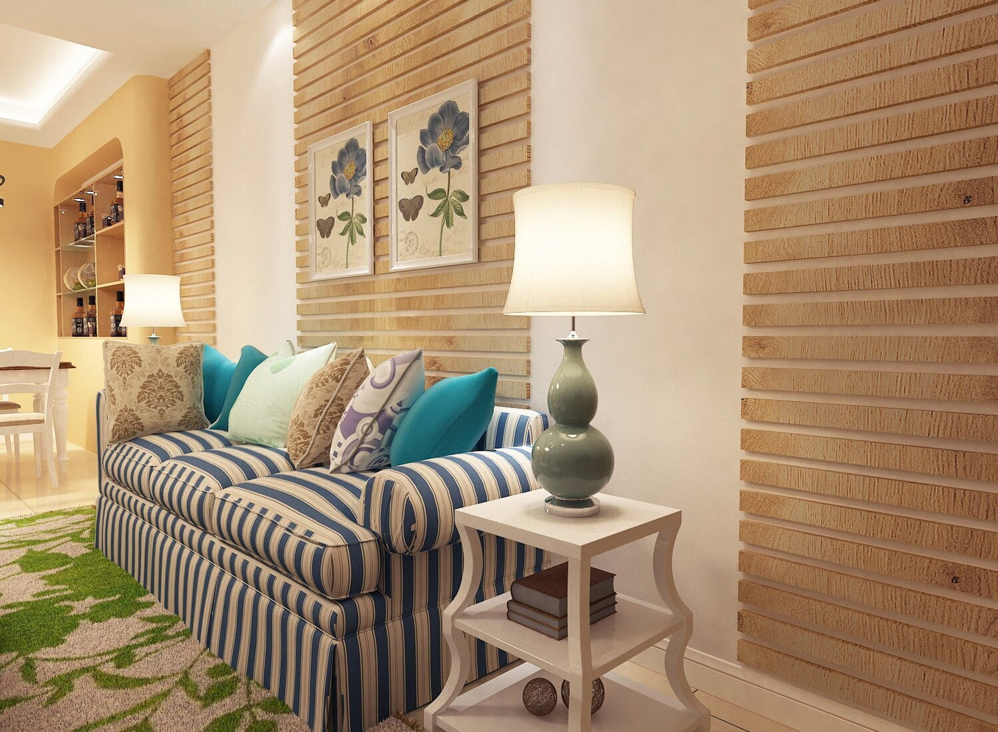 3D Wall Wood Slats | Decorative Wall Panel Wood Slats