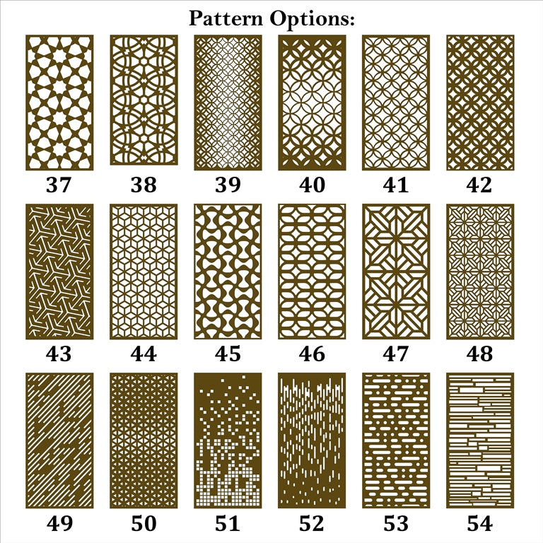 Custom Size Panels | Privacy Screen | Room Dividers