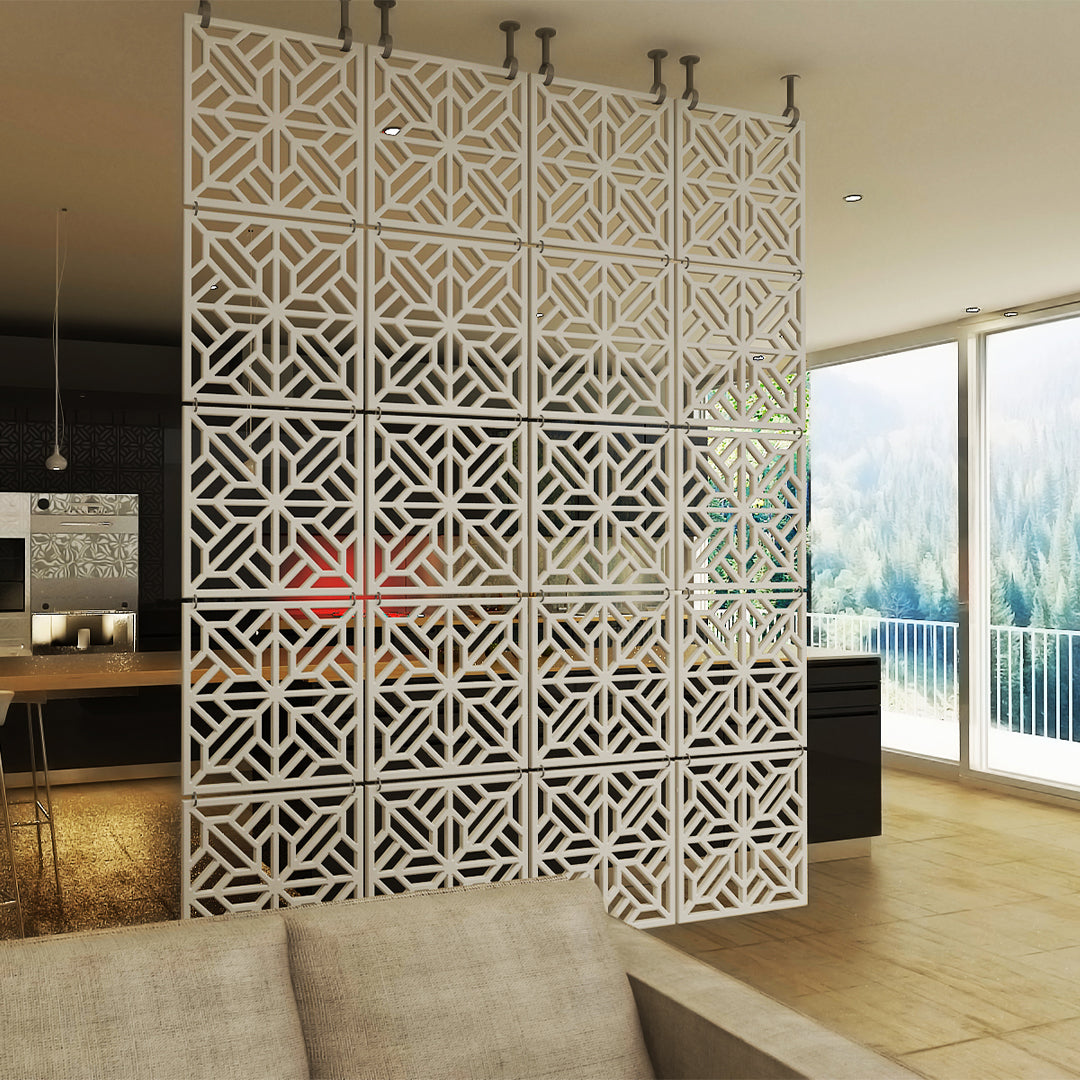 Privacy screen | Floating partition | Room divider | Hanging Panels