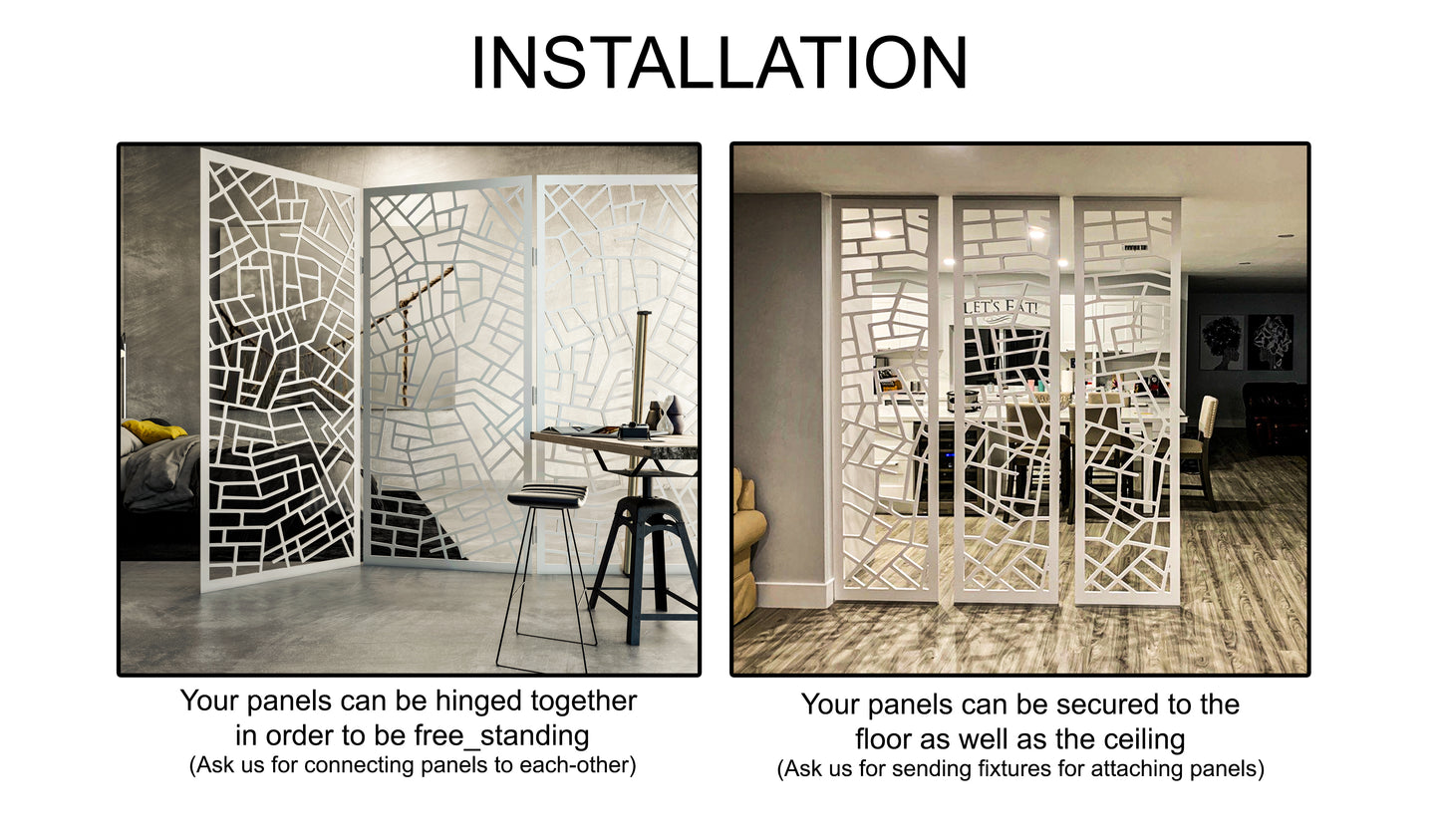 Custom Size Panels | Privacy Screen | Room Dividers