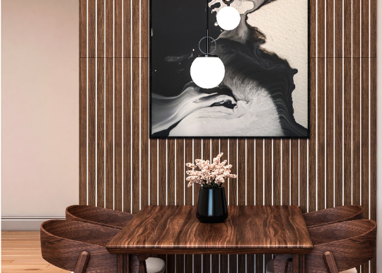 3D Wood Slats | Decorative wall panel wood slats | wall décor wood slat | Wood wall decor | Wall Panel