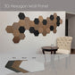 Hexagon Wall Panel 3D Modular Wall Panel, DIY Wall Tiles Easy to Install With Multiple Colour Options