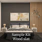 Wood Slats sample kit